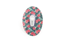  Bright Red Flowers Patch - Dexcom G6 for Single diabetes CGMs and insulin pumps