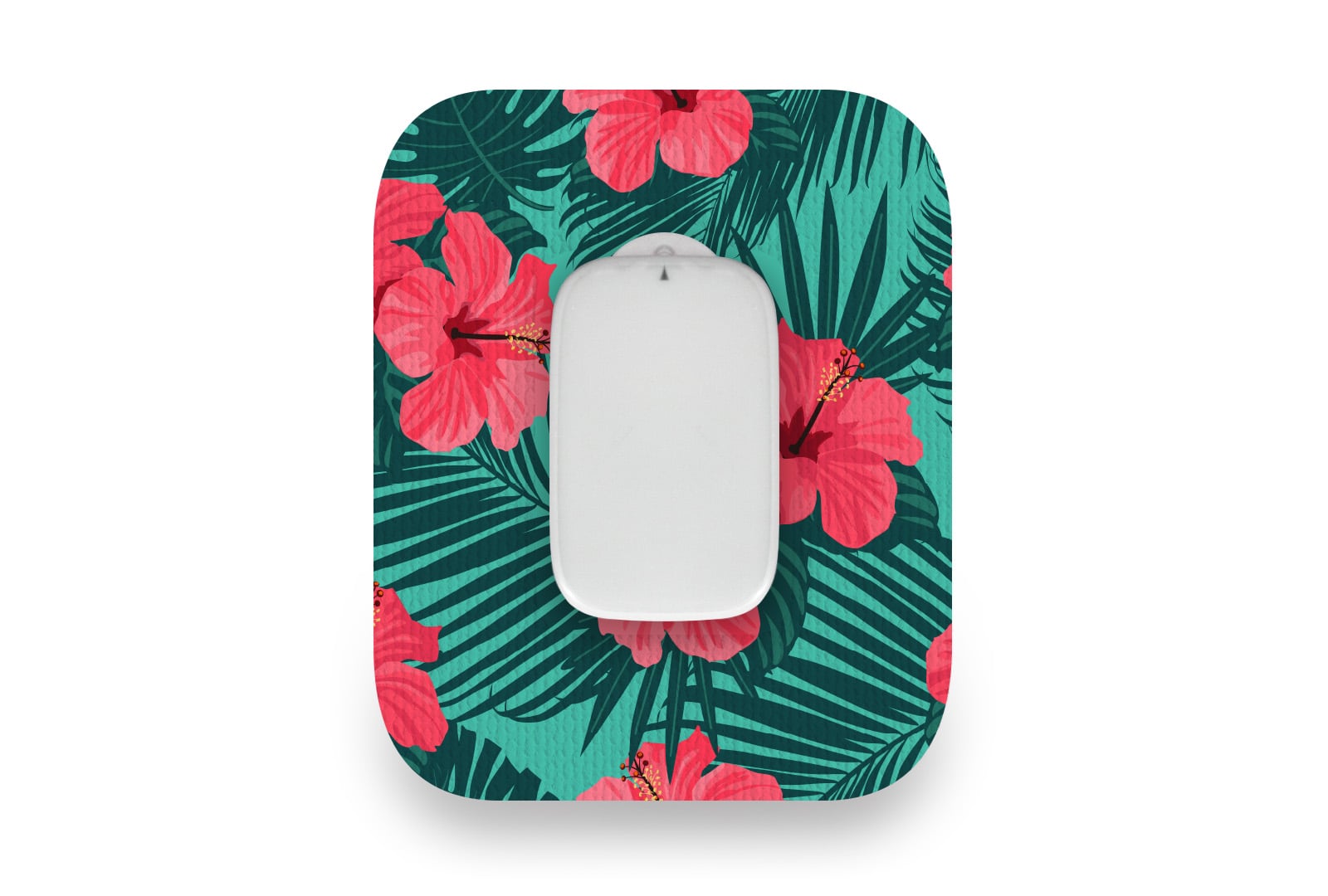 Bright Red Flowers Patch - Medtrum CGM for 20-Pack diabetes CGMs and insulin pumps
