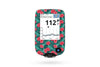 Bright Red Flowers Sticker for Libre Reader diabetes CGMs and insulin pumps