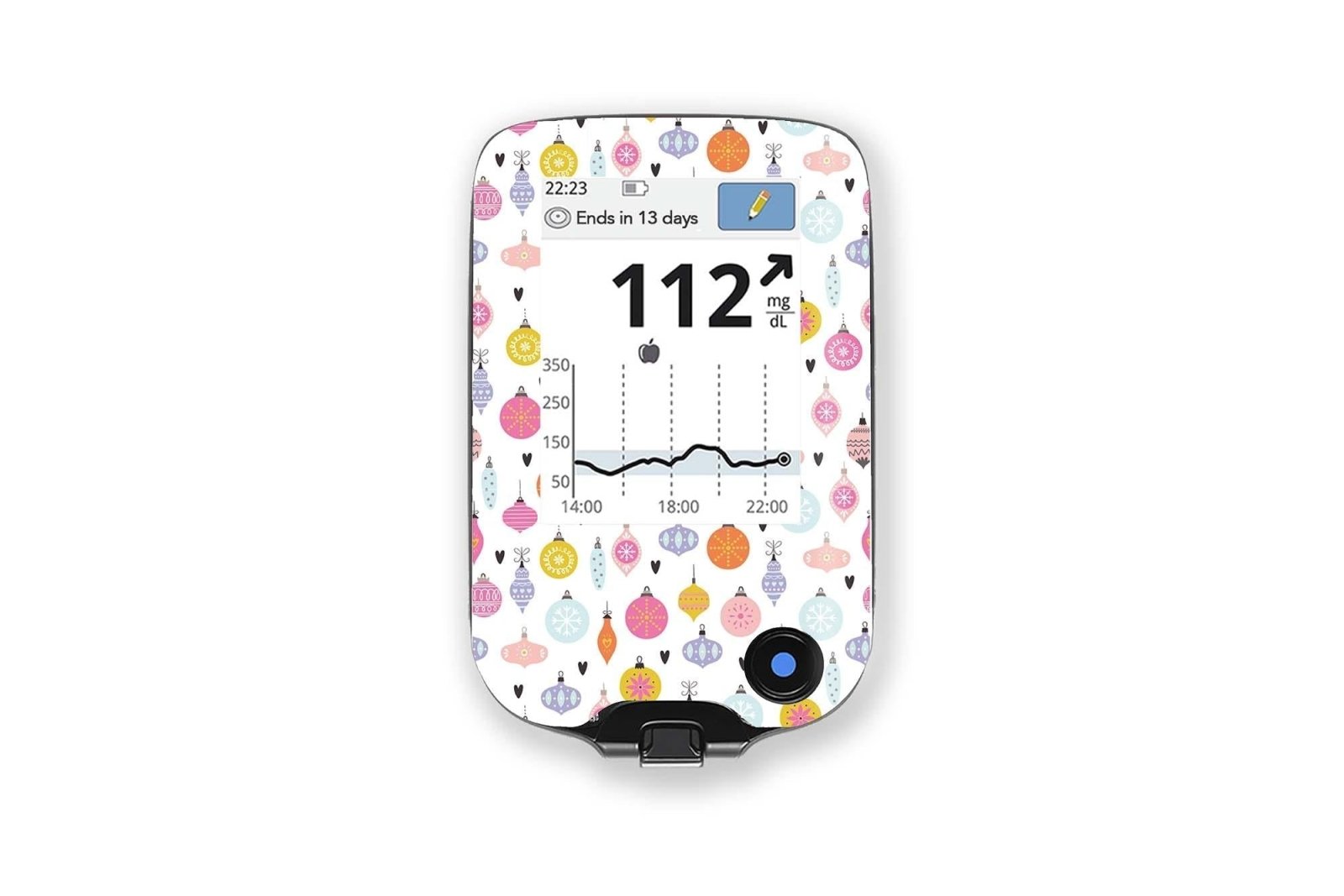 Brilliant Baubles Stickers for Freestyle Libre Reader diabetes CGMs and insulin pumps