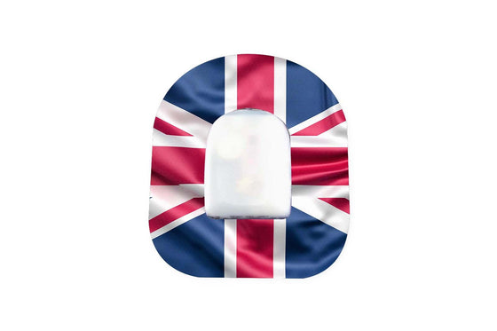British Jubilee Patch for Omnipod diabetes CGMs and insulin pumps