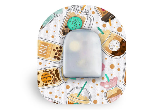 Bubble Tea Patch for Omnipod diabetes supplies and insulin pumps