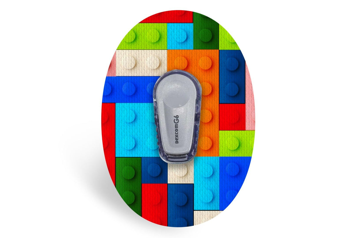Building Blocks Patch - Dexcom G6 / One for Single diabetes supplies and insulin pumps