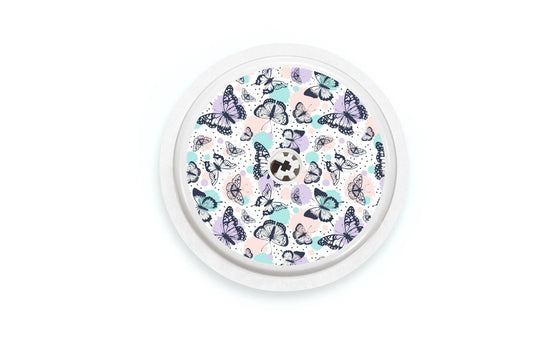 Butterfly Sticker - Freestyle Libre 1, 2, or 2+ for diabetes CGMs and insulin pumps