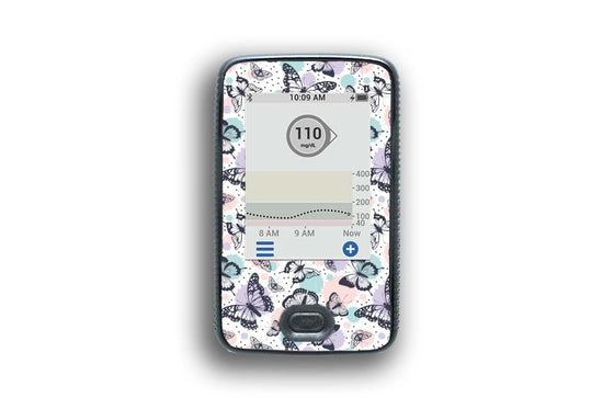 Butterfly Sticker for Dexcom Receiver diabetes CGMs and insulin pumps