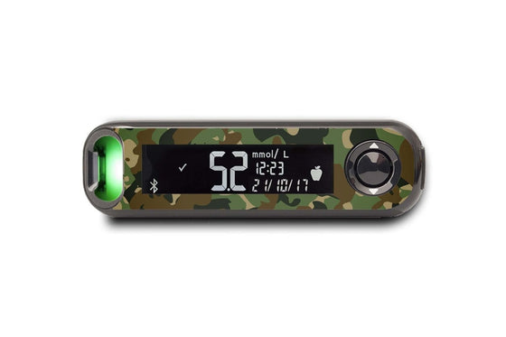 Camouflage Sticker for Contour Next One diabetes CGMs and insulin pumps