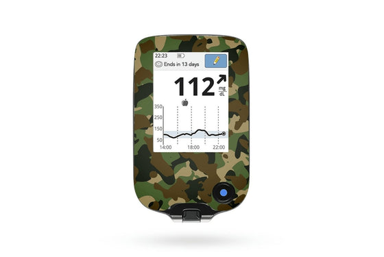 Camouflage Sticker for Omnipod Pump diabetes CGMs and insulin pumps