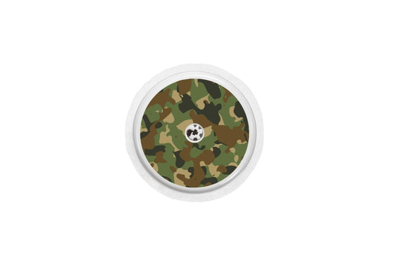 Camouflage Sticker for Libre 2 diabetes CGMs and insulin pumps