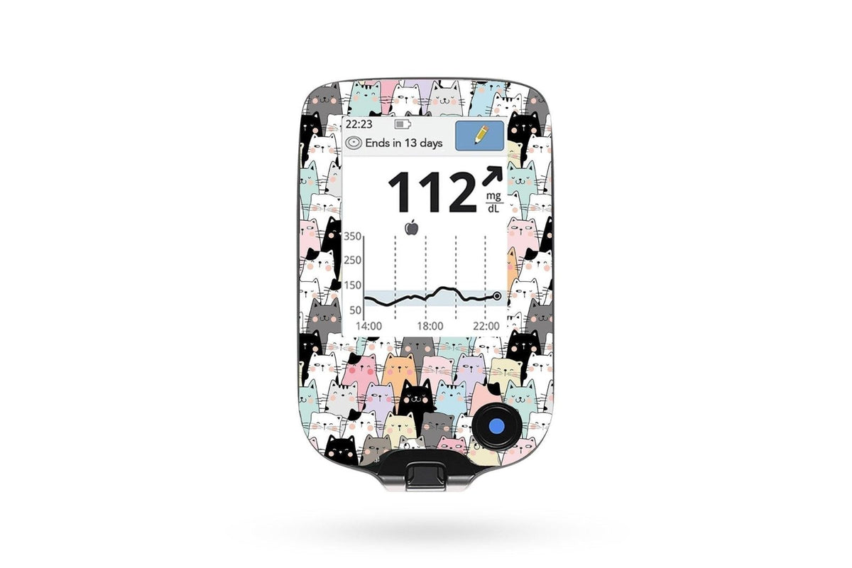 Cat Sticker - Freestyle Libre Reader for diabetes CGMs and insulin pumps