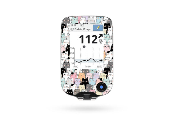 Cat Sticker for Dexcom Transmitter diabetes CGMs and insulin pumps