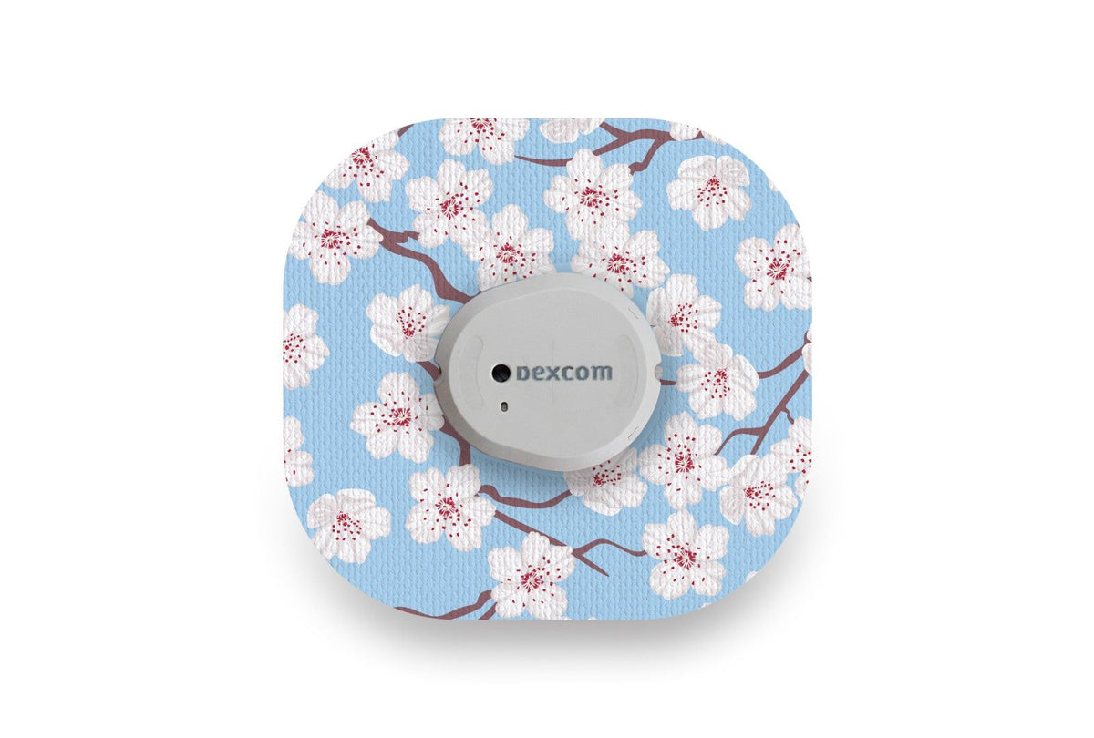 Cherry Blossom Patch for Dexcom G7 / One+ diabetes CGMs and insulin pumps