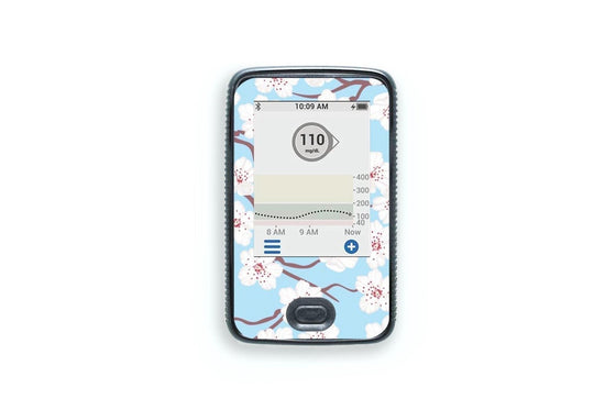 Cherry Blossom Sticker - Dexcom Receiver for diabetes CGMs and insulin pumps