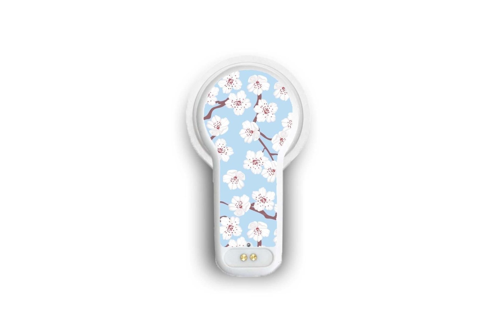 Cherry Blossom Sticker for MiaoMiao2 diabetes CGMs and insulin pumps