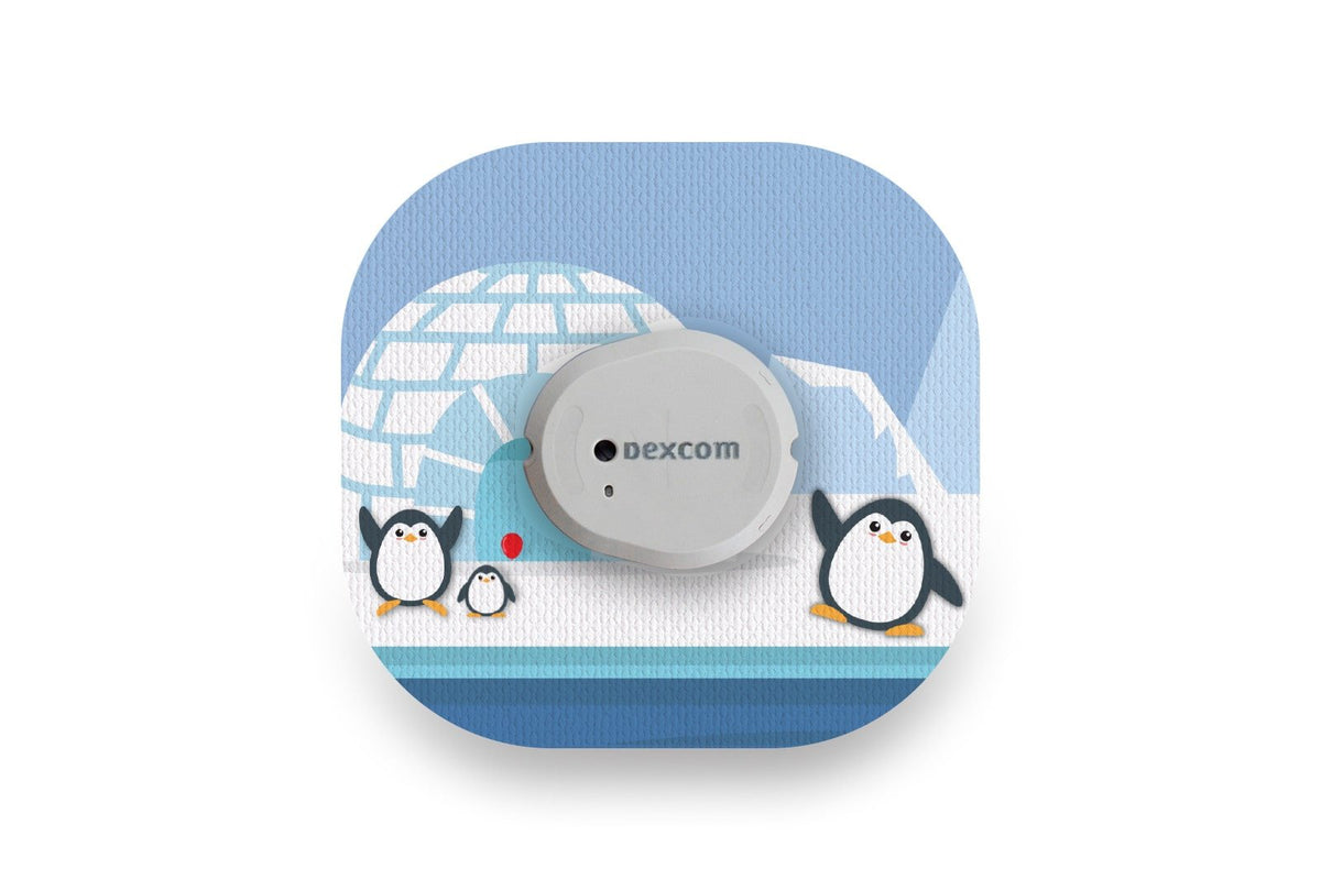 Chilly Penguin Patch for Dexcom G7 / One+ diabetes CGMs and insulin pumps