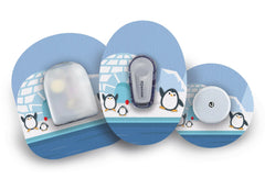 Chilly Penguin Patch for Freestyle Libre diabetes CGMs and insulin pumps