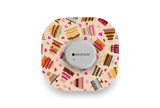 Chocolate Cake Patch - Dexcom G7 / One+ for Single diabetes supplies and insulin pumps