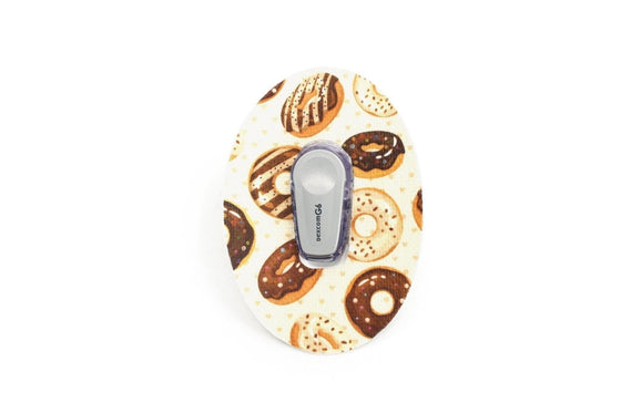 Chocolate Donuts Patch - Dexcom G6 for Single diabetes CGMs and insulin pumps
