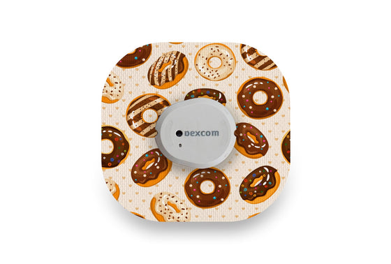 Chocolate Donuts Patch - Dexcom G7 for Single diabetes CGMs and insulin pumps