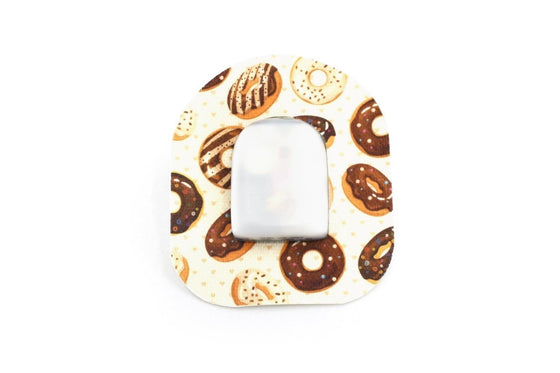 Chocolate Donuts Patch - Omnipod for Single diabetes CGMs and insulin pumps
