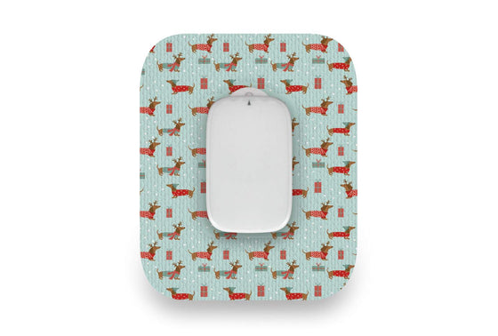 Christmas Puppy Patch for Medtrum CGM diabetes CGMs and insulin pumps