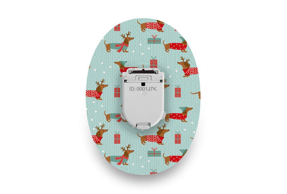Christmas Puppy Patch - Glucomen Day for Single diabetes CGMs and insulin pumps