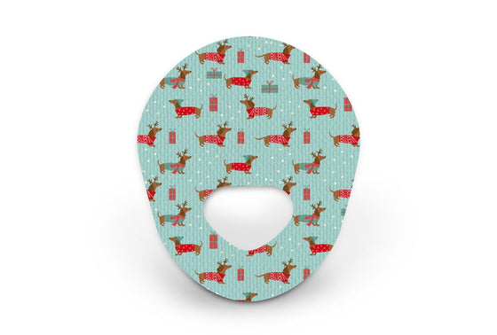 Christmas Puppy Patch - Guardian Enlite for Single diabetes CGMs and insulin pumps