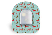  Christmas Puppy Patch - Omnipod for Single diabetes CGMs and insulin pumps