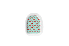 Christmas Puppy Stickers for Omnipod 4 & 5 Pump diabetes CGMs and insulin pumps