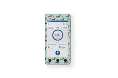Christmas Puppy Stickers for Omnipod Dash PDM diabetes CGMs and insulin pumps