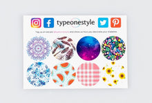  Colour Pop Sticker Sheet for Single Sheet diabetes CGMs and insulin pumps