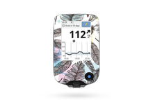  Colourful Feathers Sticker - Libre Reader for diabetes CGMs and insulin pumps