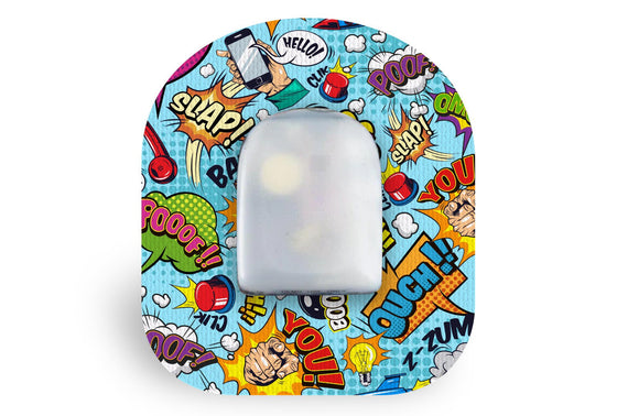 Comic Patch for Omnipod diabetes supplies and insulin pumps