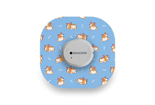 Corgi Patch - Dexcom G7 / One+ for Single diabetes CGMs and insulin pumps
