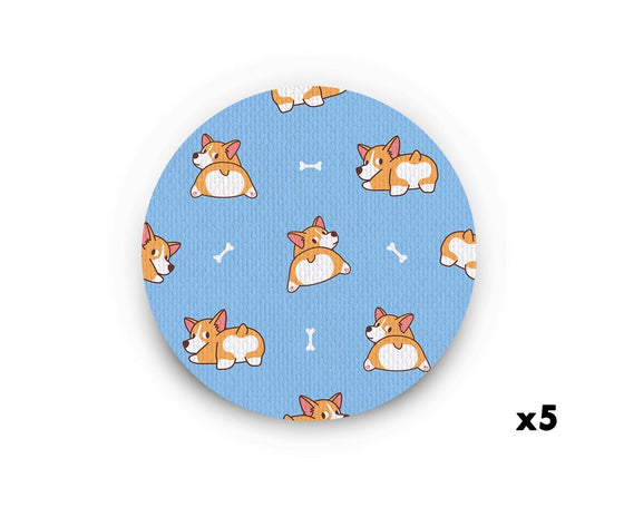 Corgi Patch for Freestyle Libre 3 diabetes CGMs and insulin pumps