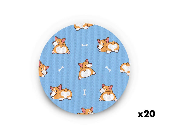 Corgi Patch for Freestyle Libre 3 diabetes CGMs and insulin pumps