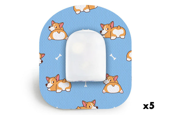 Corgi Patch for Omnipod diabetes CGMs and insulin pumps