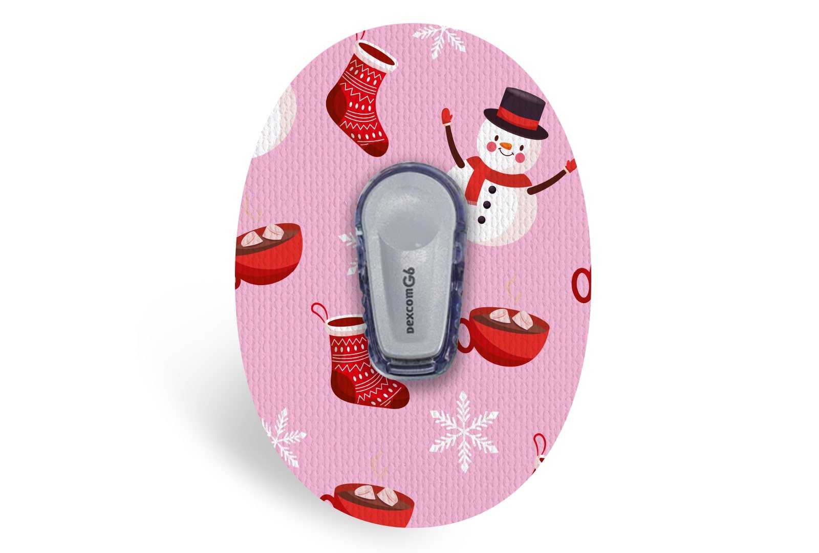 Cosy Christmas Patch - Dexcom G6 / One for Single diabetes CGMs and insulin pumps
