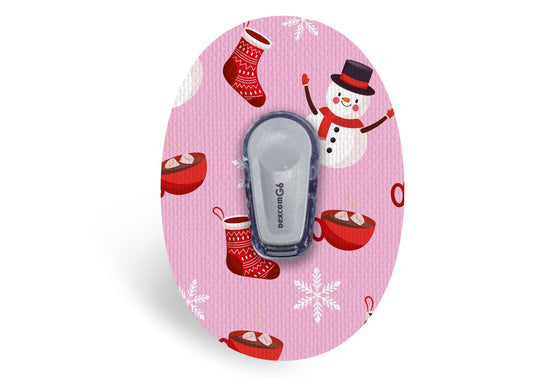 Cosy Christmas Patch - Dexcom G6 for Single diabetes CGMs and insulin pumps