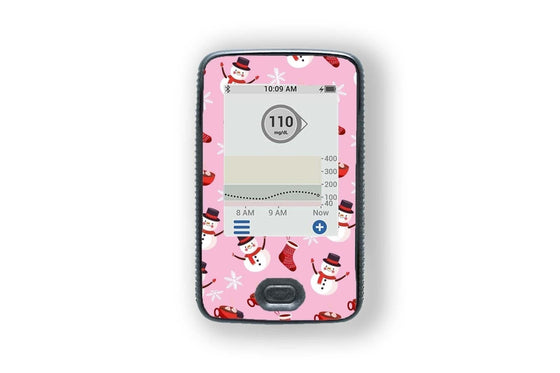 Cosy Christmas Sticker - Dexcom Receiver for diabetes CGMs and insulin pumps