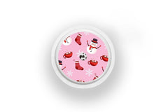 Cosy Christmas Sticker - Freestyle Libre 1, 2, or 2+ for diabetes CGMs and insulin pumps