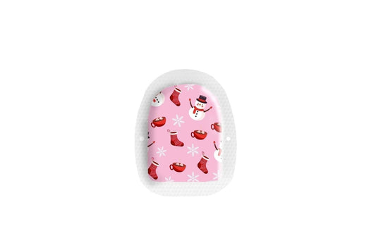 Cosy Christmas Sticker - Omnipod 4 & 5 Pump for diabetes CGMs and insulin pumps