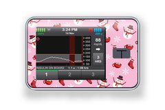Cosy Christmas Sticker - T-Slim for diabetes CGMs and insulin pumps