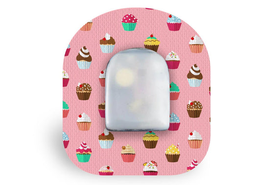 Cupcakes Patch for Omnipod diabetes CGMs and insulin pumps