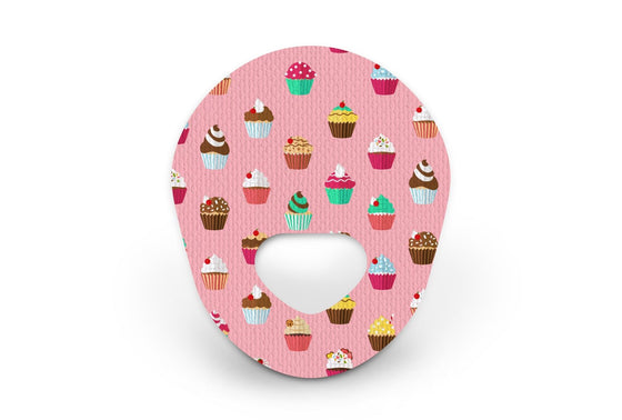 Cupcakes Patch for Guardian Enlite diabetes CGMs and insulin pumps