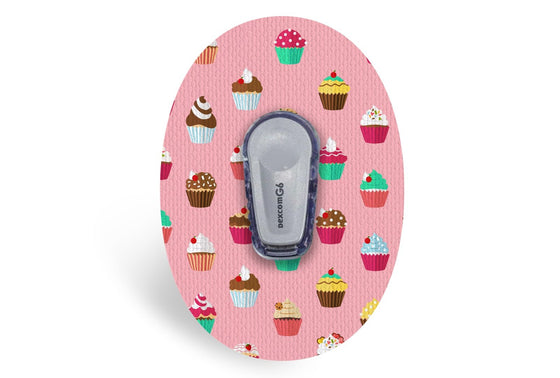 Cupcakes Patch for Dexcom G6 diabetes CGMs and insulin pumps