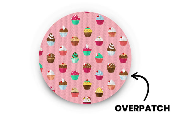 Cupcakes Patch for Freestyle Libre 3 diabetes CGMs and insulin pumps
