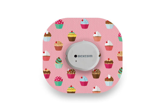 Cupcakes Patch for Dexcom G7 diabetes CGMs and insulin pumps