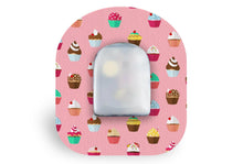  Cupcakes Patch - Omnipod for Single diabetes CGMs and insulin pumps
