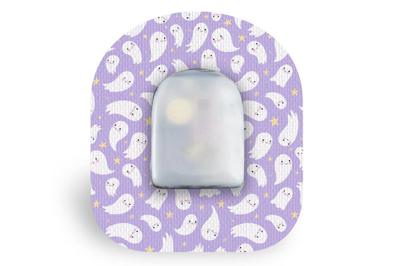 Cute Ghosts Patch for Omnipod diabetes CGMs and insulin pumps