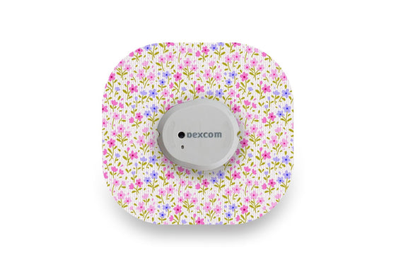Cute Meadow Patch for Dexcom G7 diabetes supplies and insulin pumps